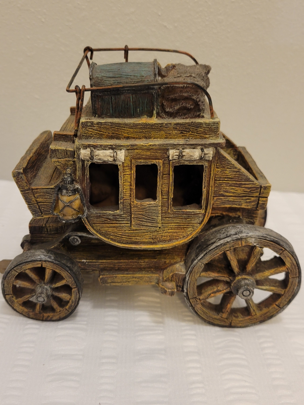 Stagecoach Decoration That Loocks Like Woob Figurine